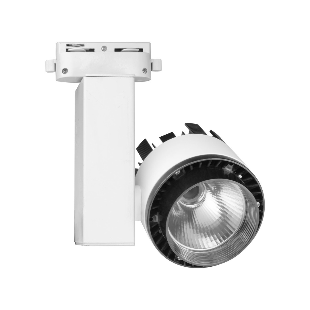 ULB-Q250 20W/NW/A WHITE Светильник светодиодный трековый, 20 Вт. Диаметр- 3,5'. 1200 Лм. Цвет свечен