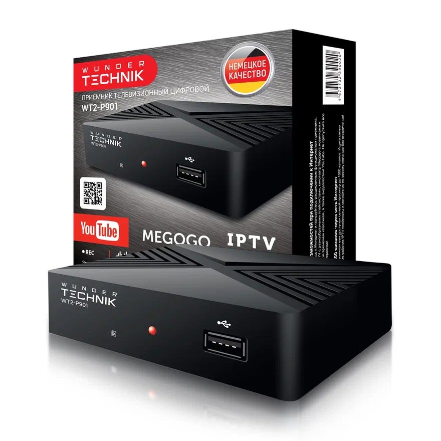 Цифровой телевизионный приемник Wunder Technik WT2-P901
