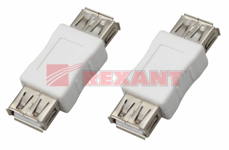 Переходник гнездо USB-А (Female)-гнездо USB-А (Female) REXANT Переходник гнездо USB-А (Female)-гнездо USB-А (Female) REXANT